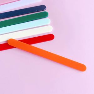 Palitos de acrílico de colores para manualidades, multiusos, con diseño de helado arcoíris, para proyectos de bricolaje, manualidades escolares, fiestas y etiquetas de plantas - Product Image 4