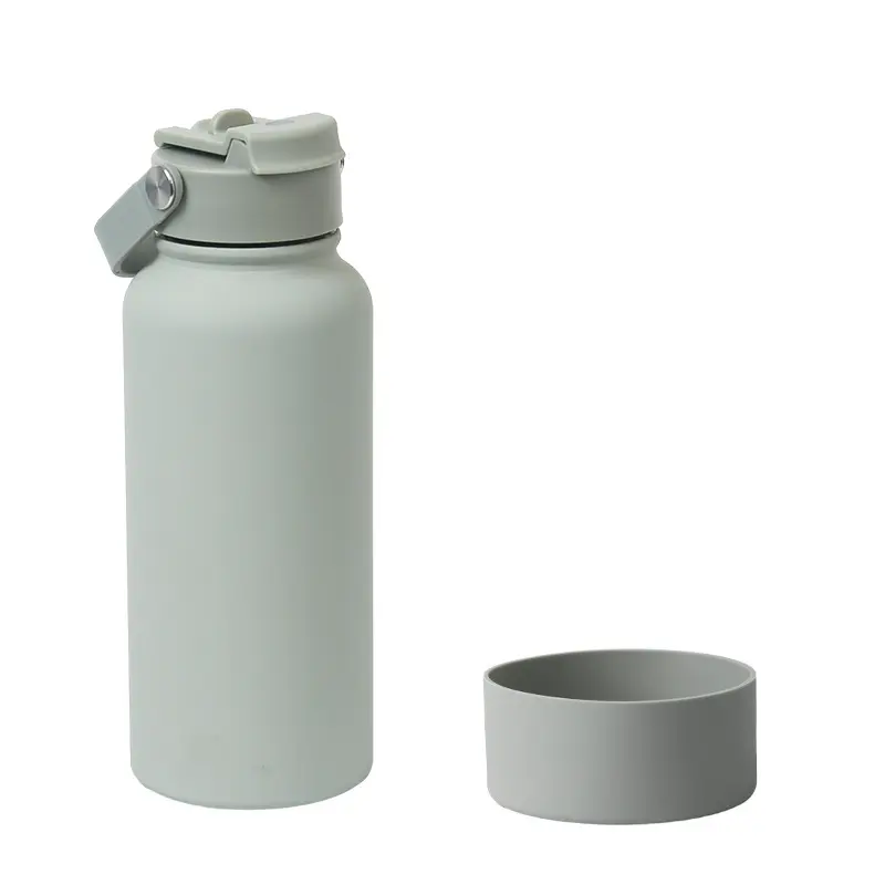 Water Bottles with Straw Handle lid 24oz 25oz 32oz Vacuum Flask Tumbler Wide Mouth 40oz Stainless Steel Insulated Stay Hydrated