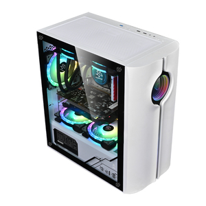 SNOWMAN Premium Mid-<span class=keywords><strong>Tower</strong></span> Gaming Pc <span class=keywords><strong>Case</strong></span> Computer Cases Towers Gabinete de escritorio Carcasa Pc RGB Gabinete Cpu <span class=keywords><strong>Case</strong></span> para Gamer - Product Image 1