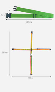 Großhandel Custom Logo Promotion Low Moq Verstellbarer Hoch leistungs gepäck Klett gurt mit Metalls chnalle - Product Image 3