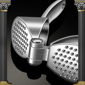 Zinc Alloy Garlic Press Manual Mincer Kitchen <b>Tool</b> Durable Multifunctional Herb Spice <b>Tool</b> - Product Image 2