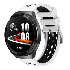 BEEFLYPOWER Nuevas Tendencias <span class=keywords><strong>Honor</strong></span> Magic2 Correa de Reloj Inteligente Deportiva de Silicona de Dos Colores con Caja para <span class=keywords><strong>Huawei</strong></span> GT2e - Product Image 3