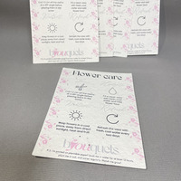 Kartu Ucapan Terima Kasih Buatan Tangan Ramah Lingkungan dengan Cetakan Logo Sesuai Pesanan, Isi Benih yang Dapat Ditanam, Biodegradable, dan Benihnya Terlihat