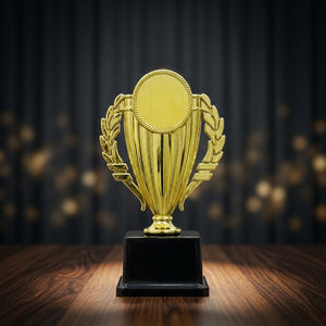 Trofeo de Metal Fundido a Presión Personalizable con Impresión UV, Diseño Grabado y Tallado para Eventos Promocionales - Product Image 1
