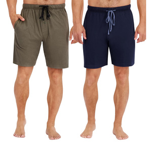 Shorts de sport décontractés pour hommes de qualité supérieure, en tricot, en coton doux et en polyester mélangé, intérieur brossé, coupe confortable - Product Image 5