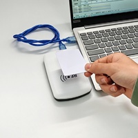 Lector/Escritor RFID UHF 860-960MHz E-Bit Windows 10, Protocolo ABS ISO 18000-6C, Etiqueta de Inventario Antirrobo para Tiendas Minoristas
