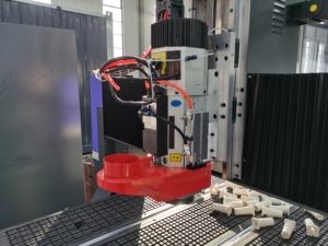 एमडीएफ लकड़ी फर्नीचर और कैबिनेट निर्माण के लिए एचएसडी एयर-कूल्ड स्पिंडल के साथ 1530 एटीसी सीएनईसी राउटर मशीन - Product Image 6