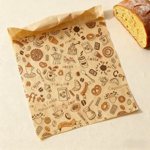 Papier d'emballage alimentaire en gros avec logo personnalisé, enduit de PE, résistant à la graisse, pour sandwichs, pains, gâteaux, collations - Tailles personnalisées sur une face - Product Image 5
