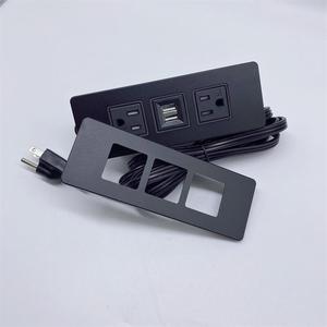 Multiprises de rallonge pour meubles, à installer sous le bureau, avec prises américaines, pour meubles - Product Image 2