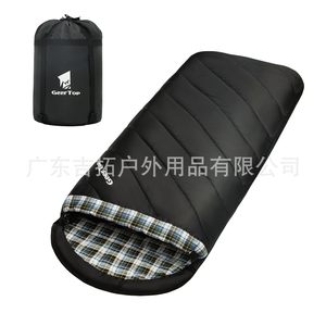 Saco de Dormir GeerTop Tipo Sobre 220x100cm Transpirable para Clima Frío, para Adultos, para Acampar al Aire Libre - Product Image 1