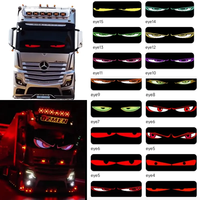 Écran LED intelligent animé dynamique pour voiture, yeux de démon pour camion, panneau publicitaire numérique flexible à LED, matrice LED pour voiture