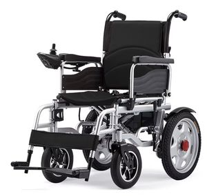 Kursi roda elektrik biru untuk penyandang cacat - Product Image 2