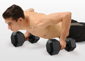VENTE FLASH Vente <span class=keywords><strong>en</strong></span> gros Haltères hexagonaux <span class=keywords><strong>en</strong></span> vinyle <span class=keywords><strong>plastique</strong></span> pour la musculation - Product Image 4