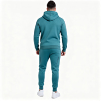 Ensemble de survêtement pour homme, veste en polaire épaisse à manches longues pour l'hiver, pantalon de survêtement respirant, sweat à capuche avec cordon de serrage à la taille, survêtements de haute qualité