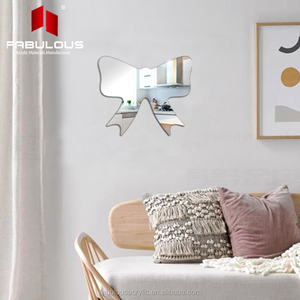 Adesivo per specchio in vetro acrilico oro argento contemporaneo per la casa decorazioni da parete/adesivi specchi decorativi favolosi - Product Image 1