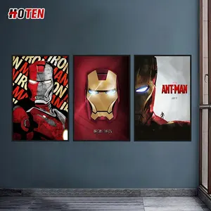 Handgeschilderde Film Karakter Olieverf Iron Man Captain America Thor Thor Clown Wolverine Karakter Schilderen