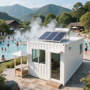 Maisons conteneurs dépliantes pliantes faciles à installer Structures préfabriquées en acier pour une utilisation en salle de sport en Afrique Asie <span class=keywords><strong>du</strong></span> <span class=keywords><strong>Sud</strong></span>-<span class=keywords><strong>Est</strong></span> - Product Image 6