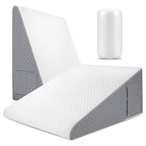 Wedge <b>Pillow</b> 12 Inch Bed Wedge <b>Pillow</b> Surgery <b>Triangle</b> Memory Foam <b>Pillow</b> Wedge for Sleeping - Product Image 1