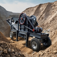 Recommandation Bestseller : Concasseur à Mâchoires Portable PE 400x600, Concasseur à Mâchoires PEX, Machine de Concassage de Pierre, Minerai de Fer et d'Or, Roche