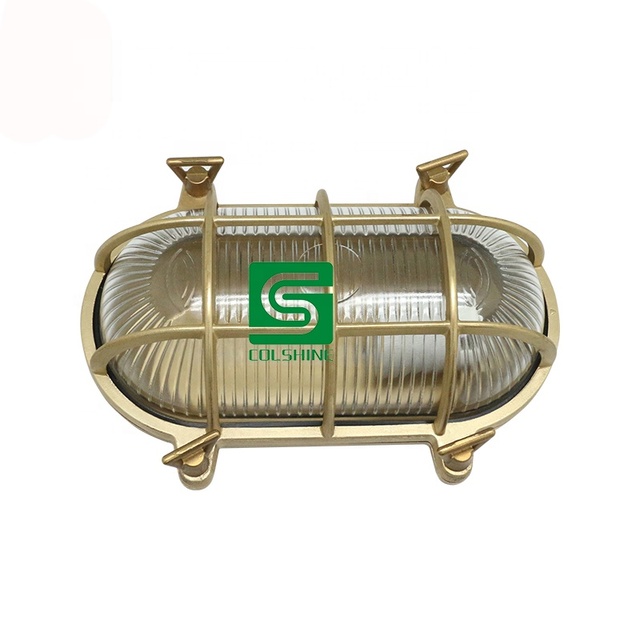 Italian Style Led Bulkhead Copper Lights Hot Sale Solid Brass Waterproof Outdoor Wall Lights