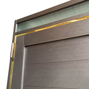 Moderne Personnalisé Design Européen <span class=keywords><strong>de</strong></span> Luxe Haute Qualité <span class=keywords><strong>Prix</strong></span> Bas Portes <span class=keywords><strong>de</strong></span> <span class=keywords><strong>Sécurité</strong></span> Extérieures Simples et Doubles en Acier <span class=keywords><strong>Prix</strong></span> - Product Image 2