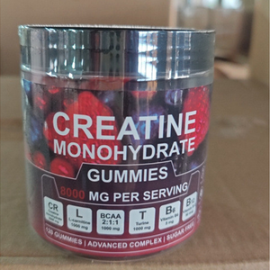 Gummies de créatine monohydrate OEM, gummies pré-entraînement, complément pour développer les muscles, améliore la croissance musculaire, boost d'énergie, L-Taurine - Product Image 3