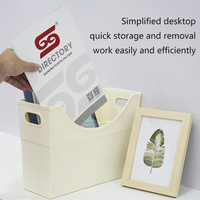 Organizador de Archivos Apilable de Plástico para Oficina o Escuela, Caja de Almacenamiento para Documentos y Revistas, Directo de Fábrica