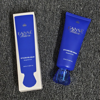 Boîte d'emballage en tube ou pot pour gel coiffant de haute qualité avec insert, boîte cosmétique en aluminium argenté en gros