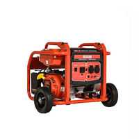 Groupe électrogène portable à essence 4 temps refroidi par air, 7,0 CV, 380 V CC monophasé 50 Hz, pour extérieur, de l'usine BISON (CHINE)