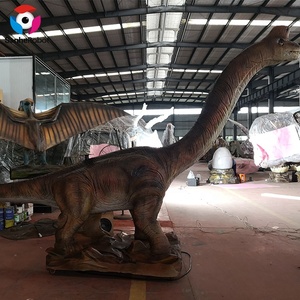 Robot Jurásico <span class=keywords><strong>de</strong></span> tamaño <span class=keywords><strong>real</strong></span> Animatronic Dinosaur Ride Models Outdoor para Dinosaur Ride Park Animatronics para <span class=keywords><strong>la</strong></span> venta - Product Image 6