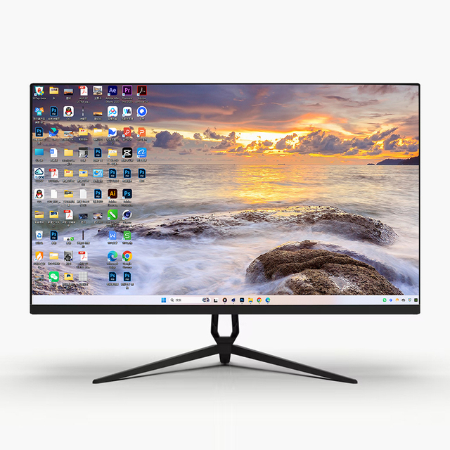 FHD1080P Desktop Computer Screen IPS Monitor White 22-inch Computer Monitor with 75Hz Refresh Rate for Office Desktop Computers