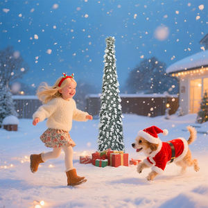 Sapin de Noël artificiel en guirlande argentée de 150 cm avec décoration bonhomme de neige, décoration de Noël mince et élancée pour la maison - Product Image 2