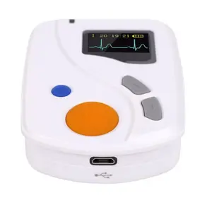 Moniteur de systèmes d'enregistreur Holter ECG / EKG dynamique médicale à 12 canaux 24 heures avec analyseur de logiciel professionnel