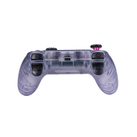 Control Inalámbrico Transparente para Juegos con Turbo y Motor de Vibración para PC, Android, iOS, Teléfono Móvil y TV Box