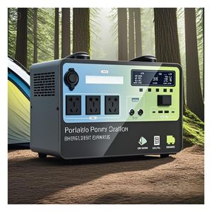 Portable 220V Station Extérieure Panneau Solaire LiFePO4 Batterie 2000Wh Voiture Compatible pour Auto-Conduite Camping Sauvegarde <span class=keywords><strong>D</strong></span>'urgence En Direct - Product Image 1