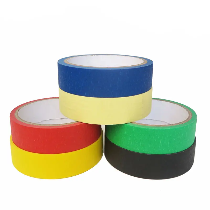 80 degree Temperature Resistance Crepe Paper Masking Tape for Automotive Painting Masking