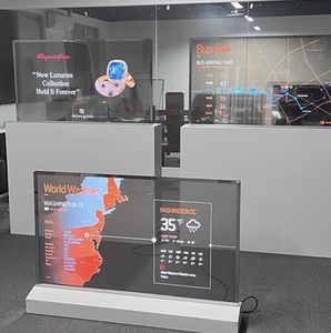 Lo último en ventas 30 55 pantalla táctil transparente de 77 pulgadas póster Digital pantalla OLED Android 11 gestión remota - Product Image 2