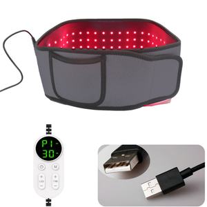 เข็มขัดบำบัดด้วยแสงสีแดงแบบสวมใส่ได้ 660nm และ 850nm สำหรับบริเวณหน้าท้อง ชาร์จซ้ำได้ ใช้ในบ้าน บรรเทาอาการปวด - Product Image 5