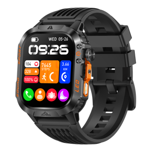 นาฬิกาสปอร์ต/สมาร์ทวอทช์ HT46 รุ่นล่าสุด หน้าจอ IPS กันน้ำ IP68 รองรับ Android ติดตามการออกกำลังกายและการนอนหลับ สายชาร์จแม่เหล็ก 2 พิน - Product Image 3