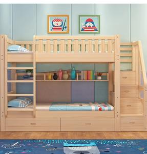 Litera Infantil de Madera Doble sobre Doble con Tobogán y Almacenamiento, Estilo Moderno de Princesa para Niñas - Product Image 6