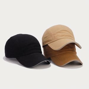 Gorra de béisbol estilo americano para hombre, visera de pico de pato, para deportes al aire libre, camping, retro, de secado rápido, suave, para el sol - Product Image 2