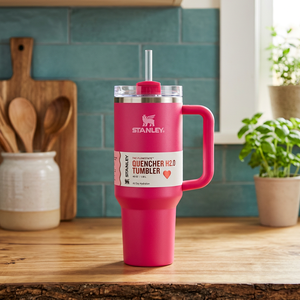 40 Oz Stainless Steel Vacuum <b>Insulated</b> Tumbler with Handle and Straw Large Capacity Outdoor Travel Drinking <b>Mug</b> - Product Image 3