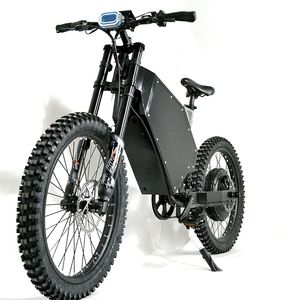 Bicicleta eléctrica de montaña de 72v, 2023 w/5kw, motor de cubo <span class=keywords><strong>bomber</strong></span>, color negro, superventas, 5000 - Product Image 1