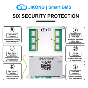 JK BMS B2A8S30P-HC Smart BMS V19 4S~8S BT RS485 HEAT CAN 2A Corriente 300A Balanceador Activo para Baterías Li-ion LiFePo4 LTO - Product Image 2