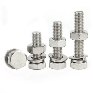 Vis à tête hexagonale en acier galvanisé de qualité 8.8 M6-M33 pouces Marque Hangfan A307 DIN933 DIN931 ISO4014 <span class=keywords><strong>ISO4017</strong></span> - Product Image 1
