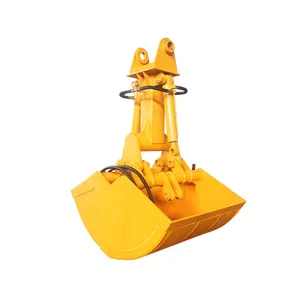 Commonly Used In Dredging Cargo Handling Hydraulic Clam Shell Grab Bucket Clamshell Grapples For Excavator