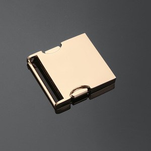 Hebilla de Liberación Lateral de Aleación de Zinc en Dorado Claro, Gris Metálico, Plateado y Negro, Accesorios Duraderos para Bolsos - Product Image 1