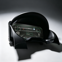 Panel Instrumen Digital LCD 12,3 inci untuk Mitsubishi Pajero 2007-2020 V93/V97, Spedometer, Panel Instrumen Pintar