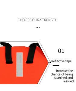 진청 마린 CCS 3 피스 해상 EVA 오일 성인 아동 작업 네오프렌 구명 조끼 부력 키즈 수영 조끼 - Product Image 2