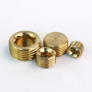 Brass Ống phù hợp cắm 3/4 ''-14 <span class=keywords><strong>NPT</strong></span> nam threading chìm <span class=keywords><strong>Hex</strong></span> cắm - Product Image 1